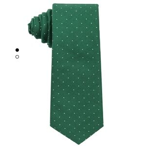 NWT CON.STRUCT EXTRA LONG CEREMONY DOT TIE MENS COLOR HUNTER